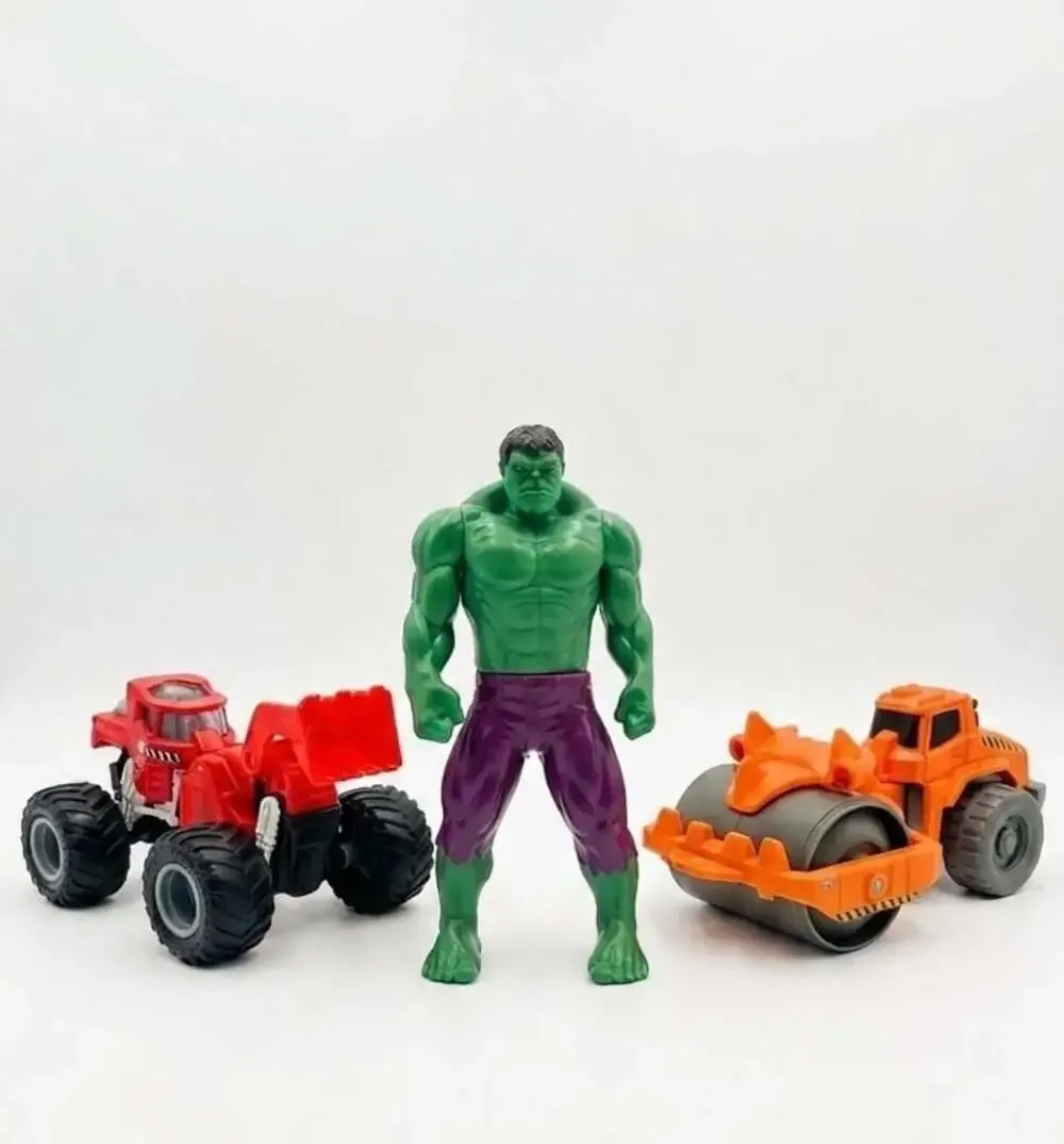 Hulk & Dirt Dawgs Monster Truck‎ Toy Imaginative Play Combo Lot
